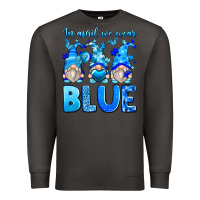 Smoke in april we wear blue autism gnomes Premium Sweatshirt - Zillion Design Studio