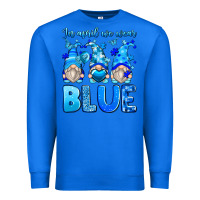 True Royal in april we wear blue autism gnomes Premium Sweatshirt - Zillion Design Studio