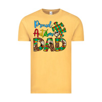Vintage Mustard proud autism dad Vintage Tee - Artiststas