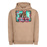Pigment Burro mama bear sees all Urban Hoodie - Artiststas