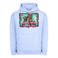 Pigment Grape Ice mama bear sees all Urban Hoodie - Artiststas