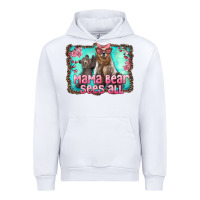 White mama bear sees all Urban Hoodie - Artiststas