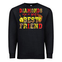 Black diamonds are a girl's best friend softball Premium Sweatshirt - Zillion Design Studio