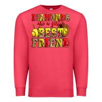 Cardinal diamonds are a girl's best friend softball Premium Sweatshirt - Zillion Design Studio