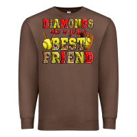 Chestnut diamonds are a girl's best friend softball Premium Sweatshirt - Zillion Design Studio