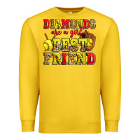 Lemon diamonds are a girl's best friend softball Premium Sweatshirt - Zillion Design Studio