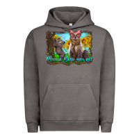 Pigment Tornado mama bear sees all with sunflowers Urban Hoodie - Artiststas