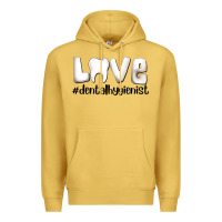Antique Gold love dental hygienist Premium Hoodie - AdoDesignShop