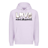 Lilac love dental hygienist Premium Hoodie - AdoDesignShop