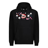 Black dentist elements Premium Hoodie - AdoDesignShop
