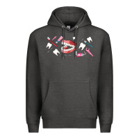 Charcoal Heather dentist elements Premium Hoodie - AdoDesignShop