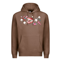 Chestnut dentist elements Premium Hoodie - AdoDesignShop