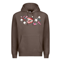 Coffee dentist elements Premium Hoodie - AdoDesignShop