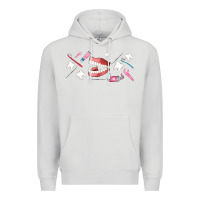 Dove Grey dentist elements Premium Hoodie - AdoDesignShop