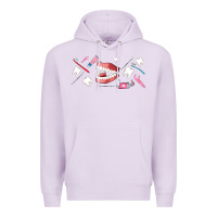Lilac dentist elements Premium Hoodie - AdoDesignShop