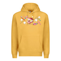 Mustard dentist elements Premium Hoodie - AdoDesignShop