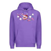 Purple dentist elements Premium Hoodie - AdoDesignShop