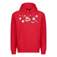 Red dentist elements Premium Hoodie - AdoDesignShop