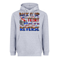 Heather Grey back it up terry put it in reverse billie wilder Heavyweight Hoodie - texasbilliewilder