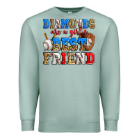 Seafoam diamonds are a girl's best friend baseball Premium Sweatshirt - Zillion Design Studio