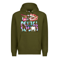 Army Green dental squad Premium Hoodie - AdoDesignShop