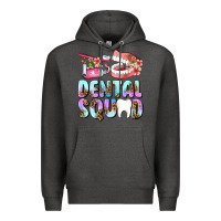 Charcoal Heather dental squad Premium Hoodie - AdoDesignShop