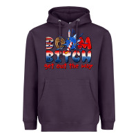 Plum boom bitch get out the way Heavyweight Hoodie - texasbilliewilder