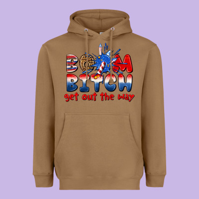 Heavyweight Hoodie boom bitch get out the way