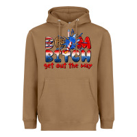 Toasted Coconut boom bitch get out the way Heavyweight Hoodie - texasbilliewilder