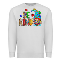 Dove Grey be kind autism gnome Premium Sweatshirt - Zillion Design Studio