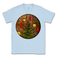 Dusty Blue christmas Classic Tee - BundleAndBundleShop