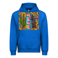 Cobalt western mama with baby bear Urban Hoodie - Artiststas