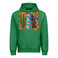 Emerald western mama with baby bear Urban Hoodie - Artiststas