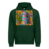 Forest Green western mama with baby bear Urban Hoodie - Artiststas