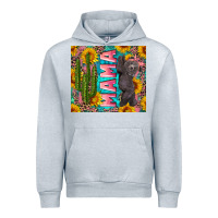 Heather Grey western mama with baby bear Urban Hoodie - Artiststas