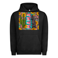 Pigment Black western mama with baby bear Urban Hoodie - Artiststas