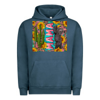 Pigment Midnight Navy western mama with baby bear Urban Hoodie - Artiststas