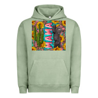 Pigment Oil Green western mama with baby bear Urban Hoodie - Artiststas