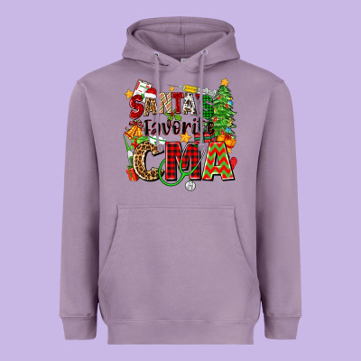 Santa's Favorite Cma Heavyweight Hoodie Designed By Zillion Design Studio