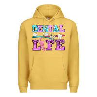 Antique Gold dental life with teeth Premium Hoodie - AdoDesignShop