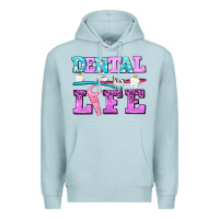 Blue Mist dental life with teeth Premium Hoodie - AdoDesignShop