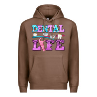 Chestnut dental life with teeth Premium Hoodie - AdoDesignShop
