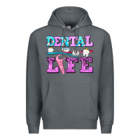 Rock dental life with teeth Premium Hoodie - AdoDesignShop