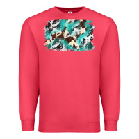 Cardinal Cowhide Background Western Premium Sweatshirt - texasbilliewilder
