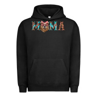 Pigment Black mama with bear Urban Hoodie - Artiststas