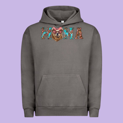 Mama With Bear Urban Hoodie Designed By Artiststas