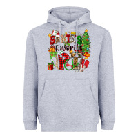 Heather Grey santa's favorite pt Heavyweight Hoodie - Zillion Design Studio