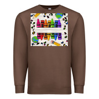 Chestnut Personalized Crayons Premium Sweatshirt - texasbilliewilder