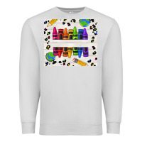 Dove Grey Personalized Crayons Premium Sweatshirt - texasbilliewilder