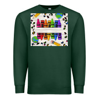Sports Green Personalized Crayons Premium Sweatshirt - texasbilliewilder